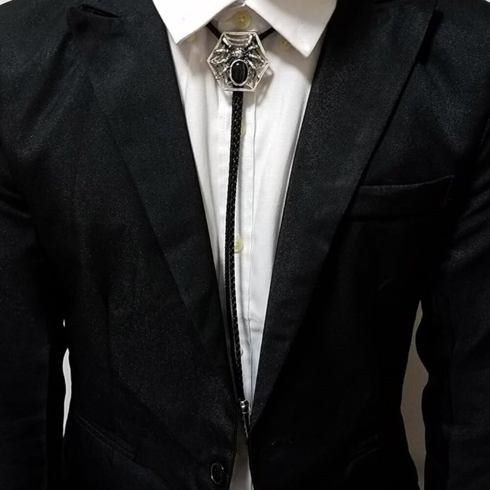 Man's Spider Bolo Tie